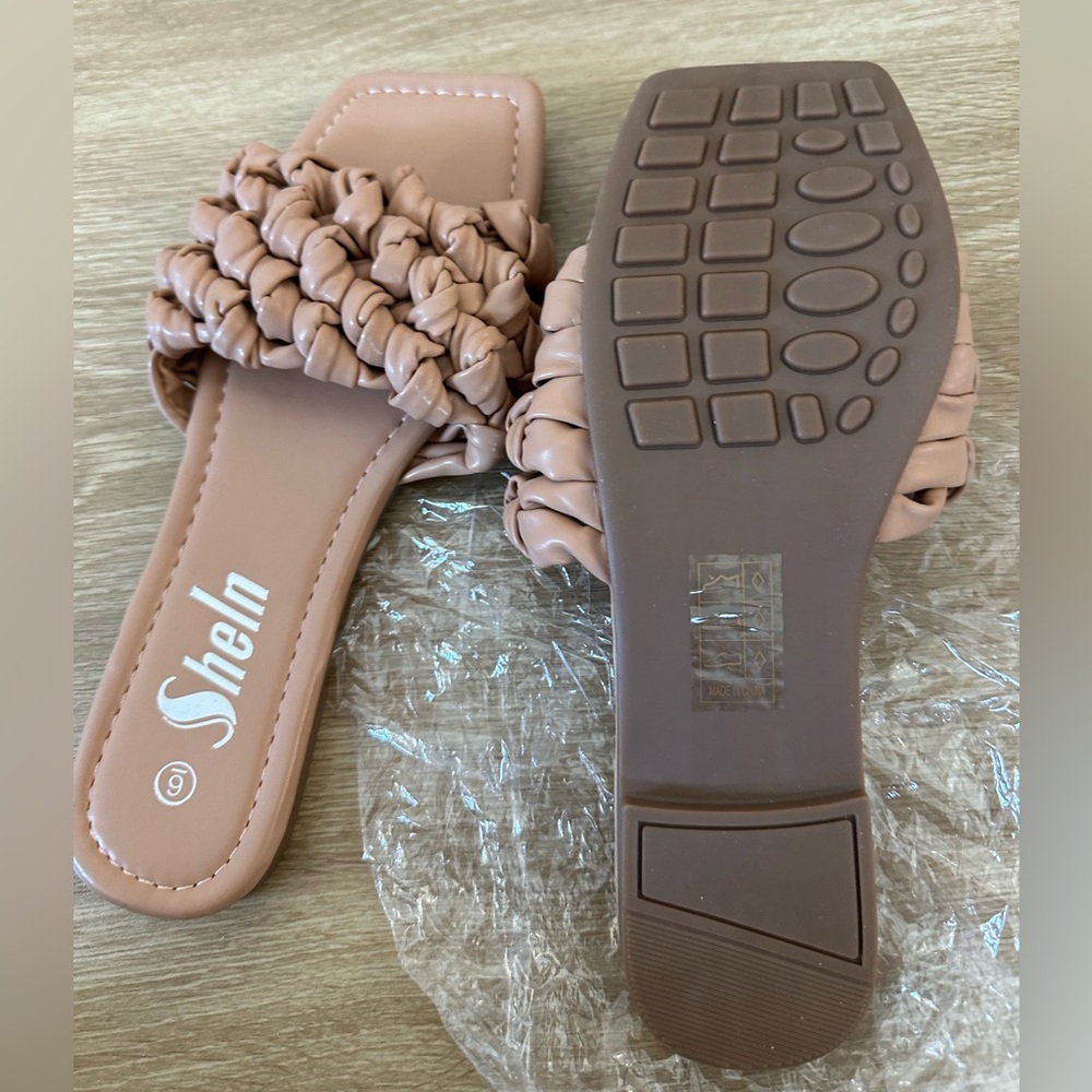 Beige sandals